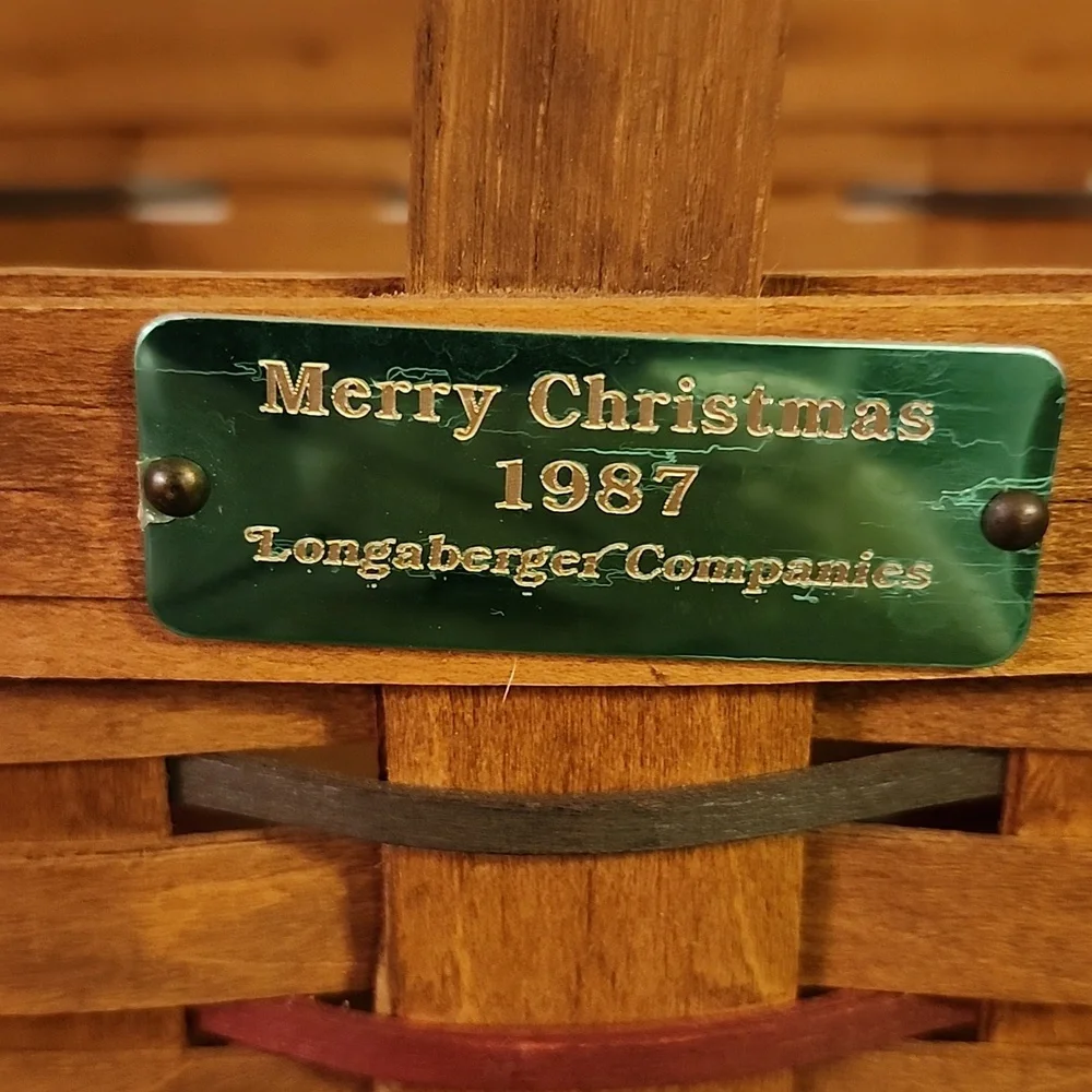 Longaberger Employee Merry Christmas Market Basket